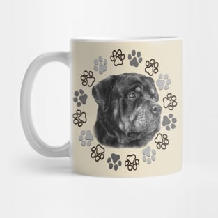 Rottweiler the boss dog Mug